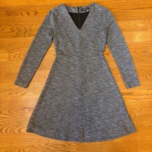 Madewell Charcoal Long Sleeve Dress